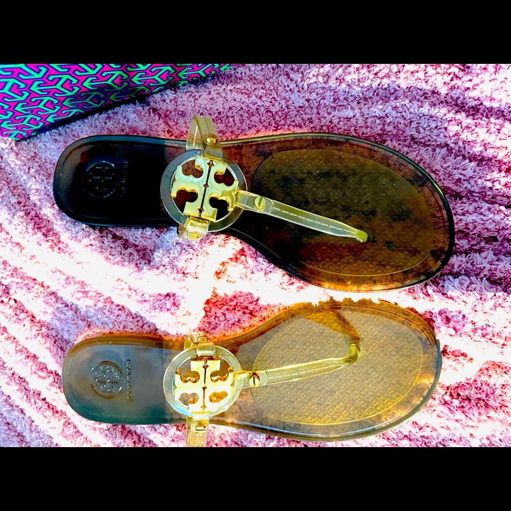 Tory Burch Miller jelly sandals. Size 9